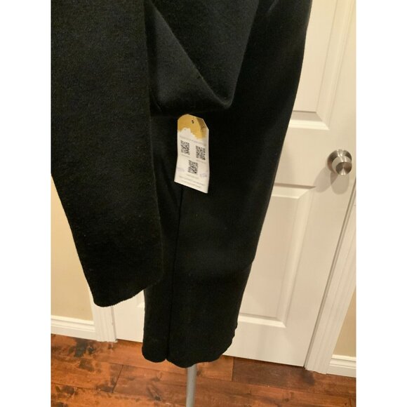 Haider Ackermann Black 100% Wool Sweater W/ Cream Turtleneck, Size Medium - Picture 5 of 10